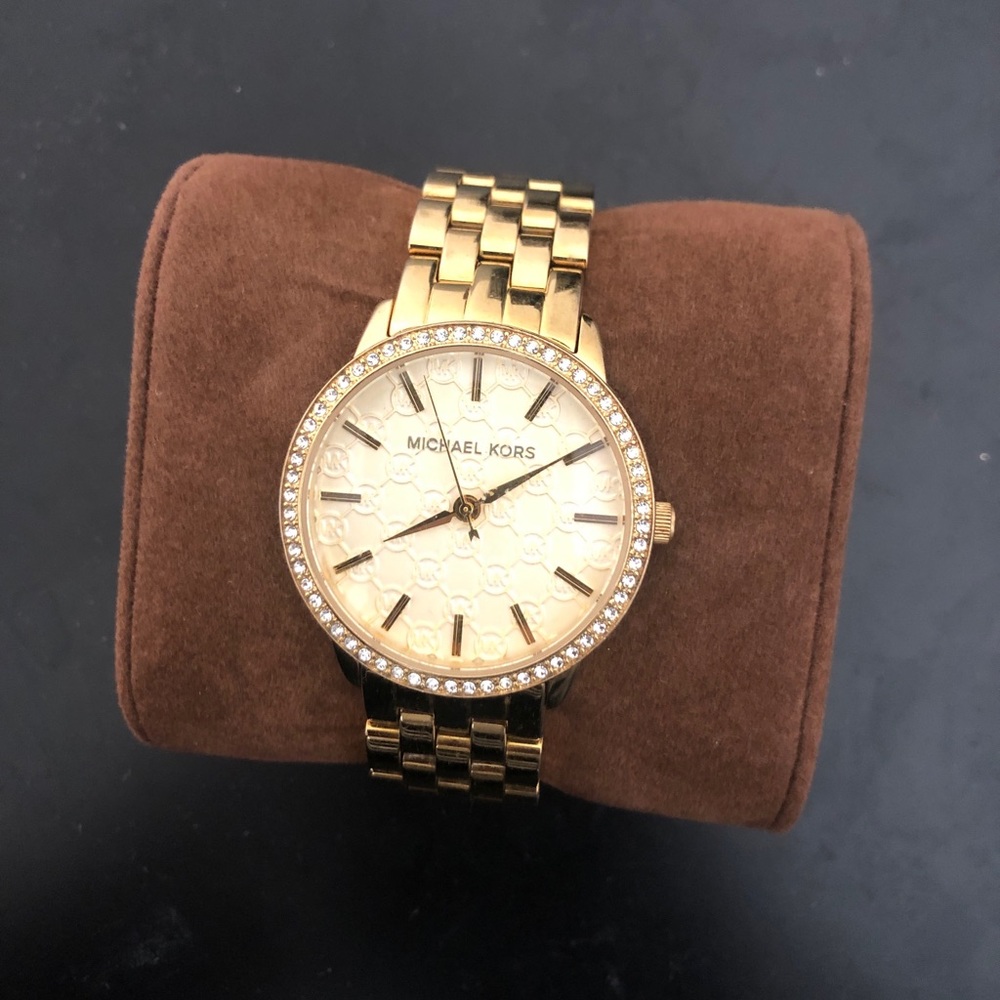 Gold Michael Kors watch